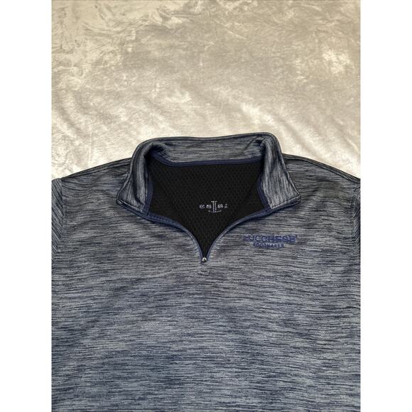 Lucchese Boot Maker 1/4 Zip Pullover 2X Thermo Tek Fleece Lined Embroidered Logo - Picture 1 of 16